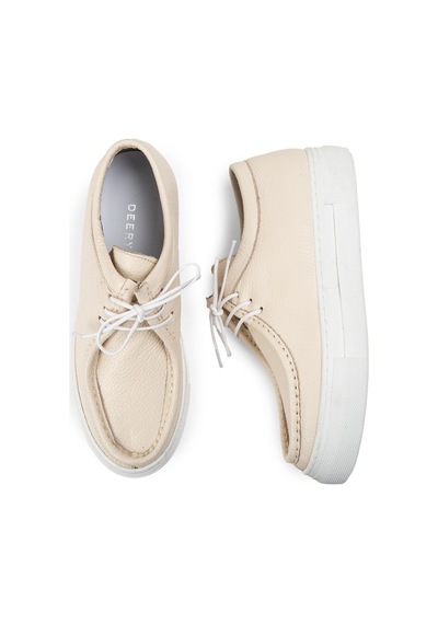 Deery Hakiki Deri Bej Sneaker Kadın Ayakkabı - Z1682zbejc01 Bej