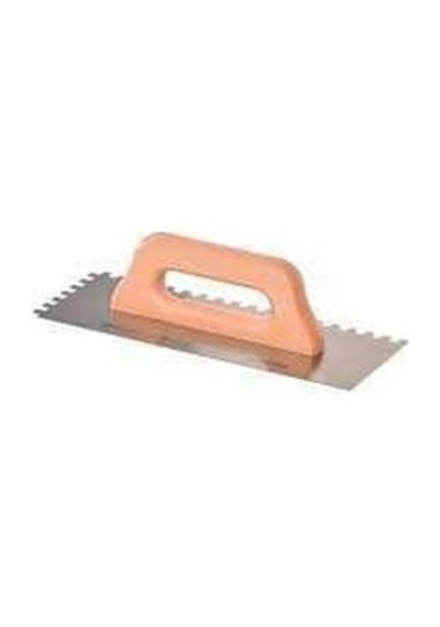 Duyar 380 Seramik Malası Kapalı Ahşap Saplı Kare Dişli 10x10 Mm 30 Cm