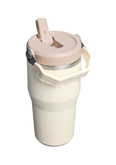 Stanley The Iceflow Flip Straw 2.0 Tumbler 0.60l Pipetli Termos 10-13425-0119 Krem