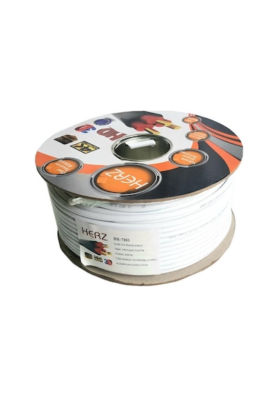 Herz Rg6U6 Trishield Anten Kablosu 100Metre 80Tel