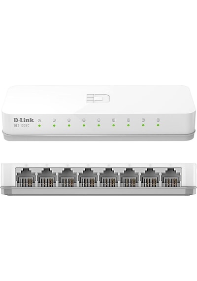 D-Link Des-1008C 8 Port 10/100 Mbps Switch