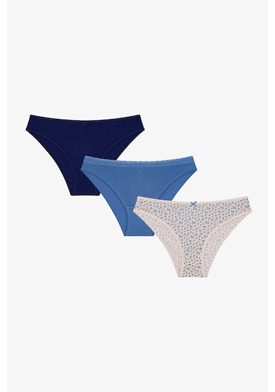 Penti Fairy Lady Pointel Çiçekli 3lü Slip Külot Çok Renkli