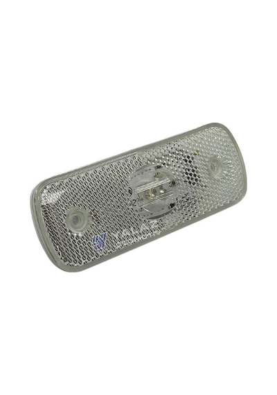 Saba 24v Tek Ledli Dorse Lamba Side Marker Beyaz Soketli