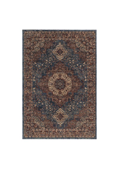 Cool Halı Saray Mavi Vintage Halı Göbekli Klasik Yumuşak Doku Otantik Oda Oturma Odası Salon Halısı
