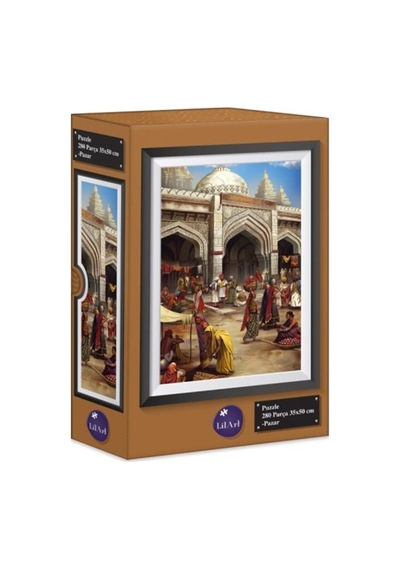 Lilart 280 Parça Puzzle : Pazar 35x50 Lapy0027