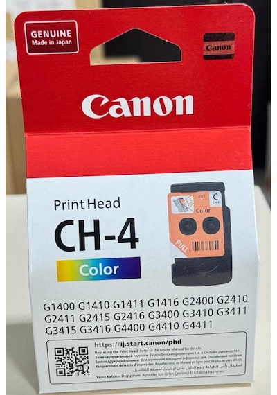 Canon Ch-4 Qy6-8018 Renkli Baskı Kafası G1400-g2400-g3400-g4400
