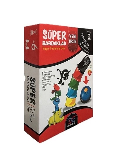 Ea Oyuncak Süper Bardaklar Kutu Oyunu
