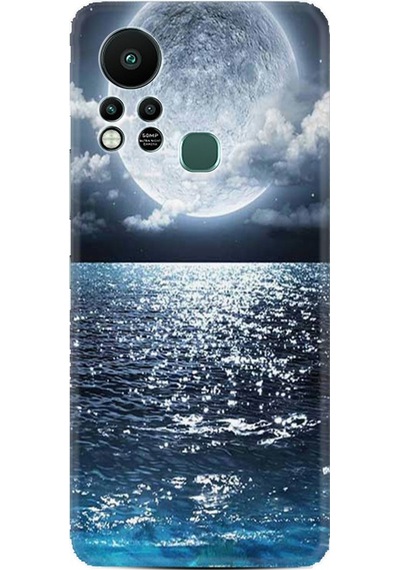 Infinix Hot 11S Kilif Resimli Silikon Great Moon 1301 553296198