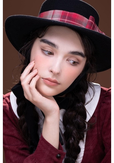 Flower Knows Chocolate Wonder-shop Embossed Blush Lüks Pudra Allık 03 Tartan Coat