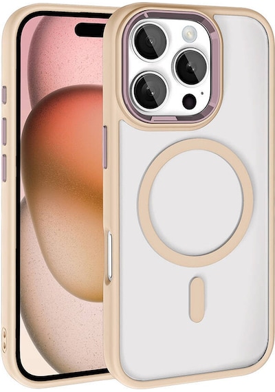 Apple Uyumlu iPhone 16 Pro Max Kılıf Wireless Şarj Özellikli Zore Krom Magsafe Silikon Kapak-rose Go Rose Gold Apple Uyumlu iPhone 16 Pro Max Kılıf Wireless Şarj Özellikli Zore Krom Magsafe Silikon Kapak-rose Go Rose Gold