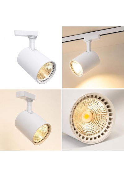 Ct-5333 Babil Ray Spot Led Armatür 30w 2400 Lümen 3200k Günışığı Monofaze Ray Spot Aydınlatma Beyaz Kasa Diğer