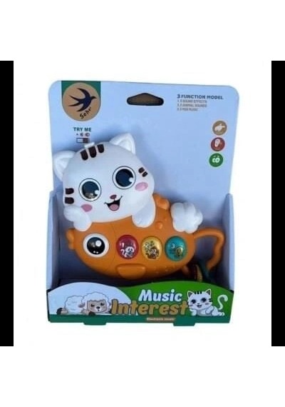855-202d Pilli Müzikli Kedi -zrv