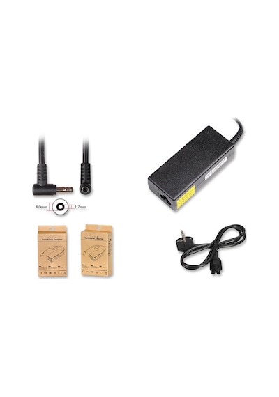 Teknikshop Lenovo Uyumlu Ideapad 320S-15Isk, 510-15Ikb Notebook Adaptörü 65W Şarj C