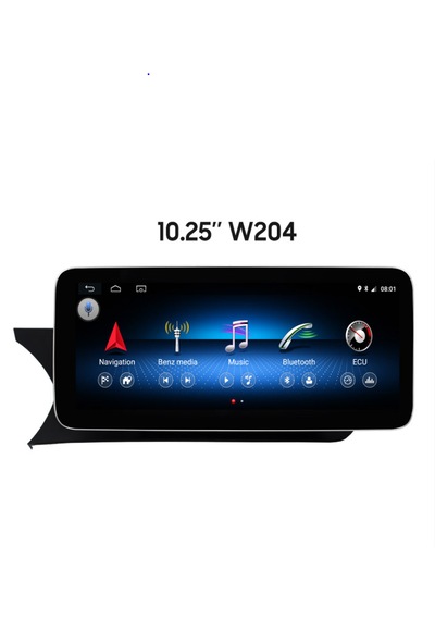 Foxus Mercedes Benz 2204 Ntga4.5 Lhd 2011 2014 4gb Ram 64gb Hafıza Android Dokunmatik Ekran Oto Teyp - Carplay Wifi Gps Bluetooth Kamera Destekli Oem