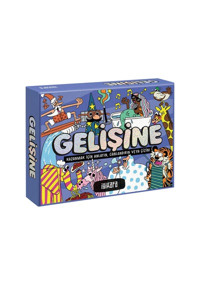 İyikafa Gelişine 3 Farklı Yolla Anlatım Parti Kutu Oyunu Tamlamaları Kelimelerle, Canlandırarak Ya Da Çizerek Anlat, Tahmin Et, Puan Kazan 4+ Oyuncu 7+ Yaş Eğlence Garantili Anlar