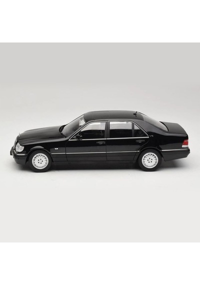 1:18 Ölçek 1997 Mercedes Benz S Class S600 W140 Diecast Metal Minyatür Model Araba 25cm