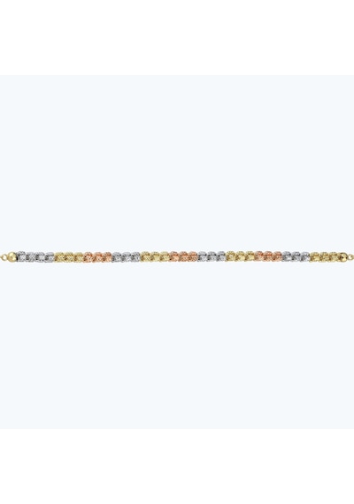 Altınbaş Altın Üç Renk Bileklik Abl0080-ybr-25912 Çok Renkli