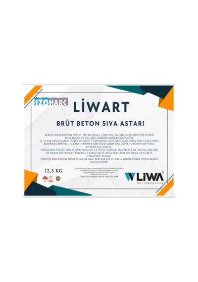 Liwart - 201 Brüt Beton Astarı 1 L