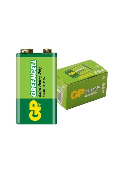 6385 - Gp 1604g-b Greencell 9 Volt Pi L 10lu Paket Mrt