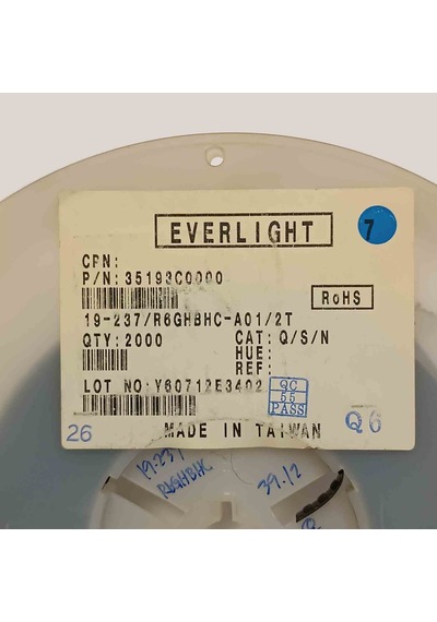 R6ghbhc-a01/2t Rgb Smd Everlıght Led Opto 20 Adet