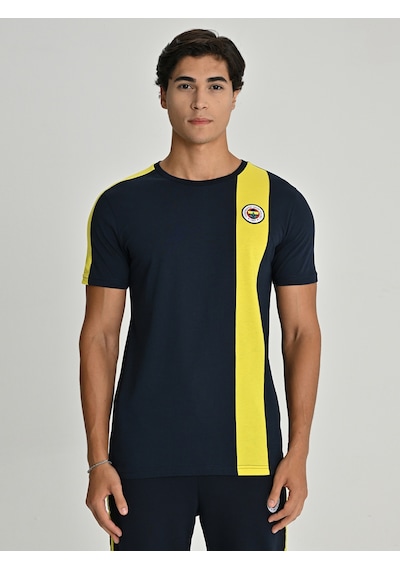 Fenerium Fenerbahçe S.k. 25/26 Sezon Tribün Basic Tişört Tribün Forması Lacivert