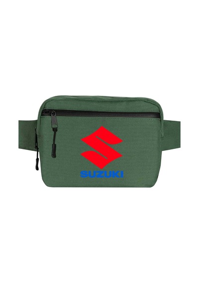 Suzuki Logo Text Yeşil Bel Çantası