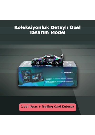 Jon Sibal Tasarımı 1/64 Ölçekli Nissan Skyline R32 Widebody Hks Setli Model Araba - Eco Lounge