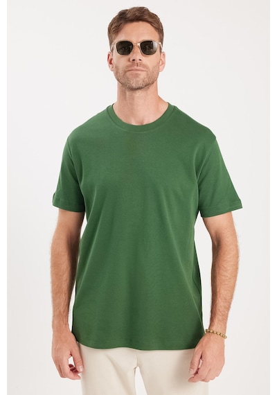 Tudors Unisex Relax Fit Rahat Kesim %100 Pamuk Yumuşak Dokulu Hafif Kalın Koyu Yeşil Bisiklet Yaka Tişört-34942 Koyu Yeşil Tudors Unisex Relax Fit Rahat Kesim %100 Pamuk Yumuşak Dokulu Hafif Kalın Koyu Yeşil Bisiklet Yaka Tişört-34942 Koyu Yeşil