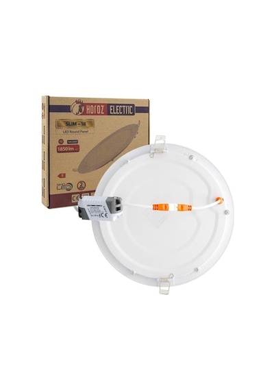 Horoz Slim-18 6400k 18w Beyaz Smd Sıva Altı Panel Led 2 Li Paket Adaptor Sec-Kumanda-Metraj Seç Yok-Kumanda-Yok