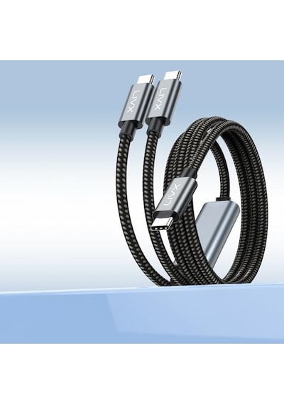 100w Çift Uçlu Type-c Pd Şarj Ve Veri Kablosu E-mark Chip, 1,5 Metre, Çift Cihaz Şarj Desteği