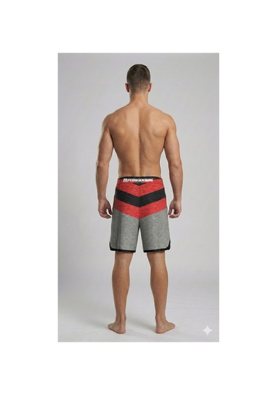 Pose I Down Apex V-line Boardshort Erkek Fizik Ve Deniz Şortu Kırmızı