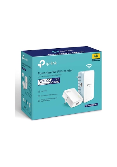 Tp-link Av1000 Gigabit Powerline Ac Wi-fi Kit, Tl-wpa7517 Kit, Gi