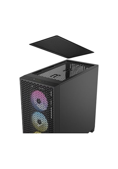 Corsaır İcue 3000D Airflow 750 W Tempered Glass USB 3.2 Atx Mid Tower Kasa Siyah
