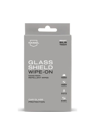 Nasiol Glasshield Wipe-on Nano Yağmur Kaydırıcı Mendil