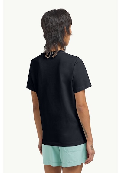 Jack Wolfskin Essentıal T W Lacivert Kadın Kısa Kol T-shirt Lacivert