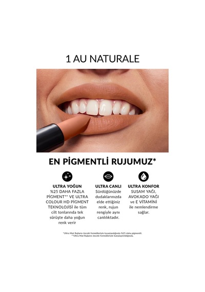 Avon Ultra Mat Ruj  Au Naturale