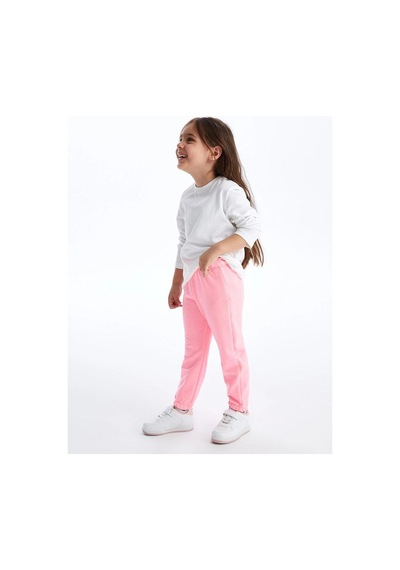 LC Waikiki Lcw Kids Pembe Beli Lastikli Kız Çocuk Eşofman Altı To Be Consıder