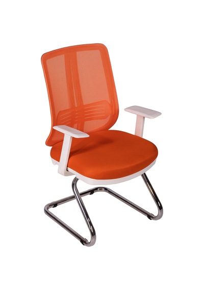 Ofisbazaar Up Beyaz Fileli Misafir Koltuğu Ergonomik Toplantı Ve Bekleme Koltuğu Turuncu Turuncu Ofisbazaar Up Beyaz Fileli Misafir Koltuğu Ergonomik Toplantı Ve Bekleme Koltuğu Turuncu Turuncu