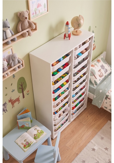 20 Çekmeceli 136 Cm Beyaz Çocuk Odası Oyuncak Dolabı Ve Çok Amaçlı Saklama Ünitesi - Depolayıcı Düzenleyici Organizer 20 Çekmeceli 136 Cm Beyaz Çocuk Odası Oyuncak Dolabı Ve Çok Amaçlı Saklama Ünitesi - Depolayıcı Düzenleyici Organizer