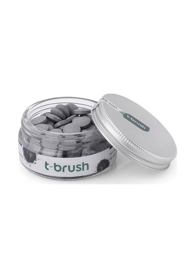 T-Brush Activated Charcoal Florürsüz Diş Macunu 90 Tablet