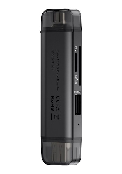 Ulanzi Cr3 3 İn 1 Usb-c Usb-a Kart Okuyucu Sd Microsd - X147
