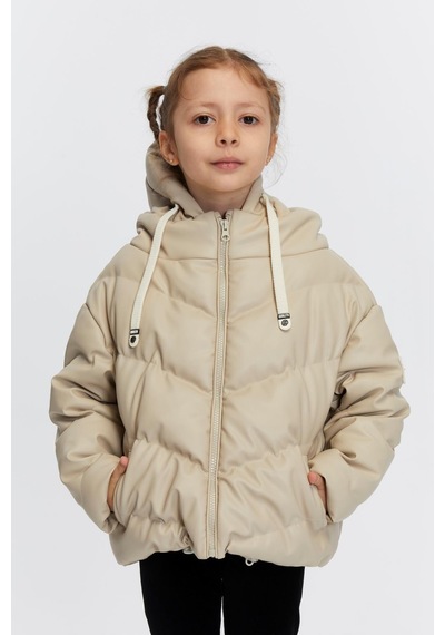 Kız Çocuk Şişme Mont 51320 Bej
