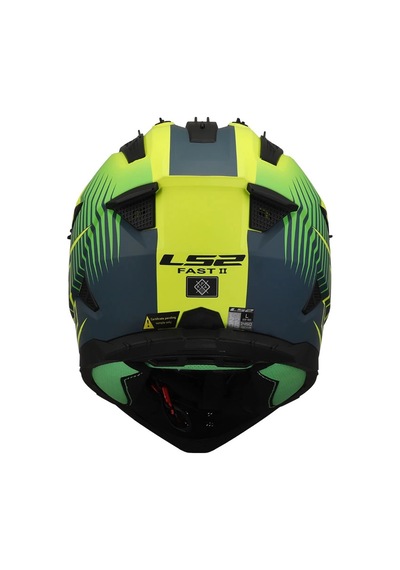 Ls2 Fast 2 Duck Yeşil-neon Sarı Kask Neon Sarı