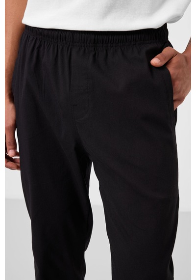Tommylife Siyah Standart Fit Dokuma Hafif Esnek Chino Erkek Pantolon - 82179 Siyah