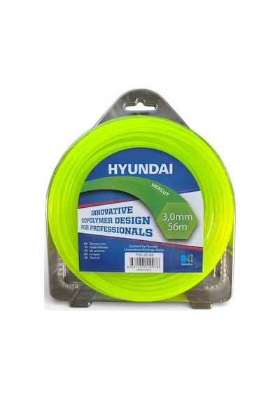 Hyundai Hexcut Tırpan Misinası 3.0 Mm 56 M Altıgen Kopolimer Misina
