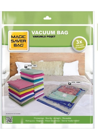 Magic Saver Bag 15'Li Vakumlu Poşet Seti 2