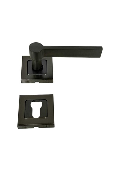 Sese Argun Yale Kare Antrasit Rozetli Kapı Kolu 200-258r-03-54