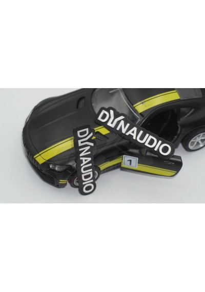 Dynaudio Logo Hoparlör Krom Metal 3M Logo Amblem 2 Li Set N11.4293