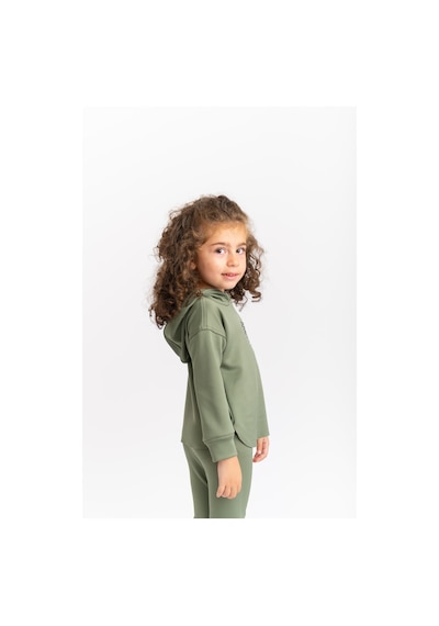 Oliven The Kid Oliventhekid İspanyol Paça Kapüşonlu Modal Kız Çocuk Takım Yeşil Yeşil