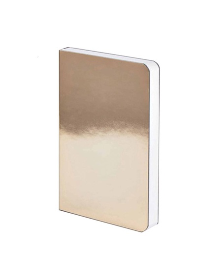 Nuuna Gri Noktalı A6 Defter Shiny Starlet Gold 53245 Gold